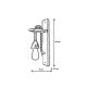 OPVIQ Zidna lampa Ahşap Aplik 23, braon - EP3005338