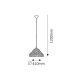 Rabalux Luster Mirella E27 2x MAX 60W bronzana (8086) - 8086