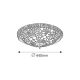 Rabalux Plafonjera Mirella E27 2x MAX 60W bronzana (8087) - 8087