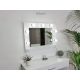 DURA Ogledalo za Šminkanje sa Ramom 80x60 sa 7 LED sijalica MakeUp Mirror Kozmetičko Frizer - DURA1304