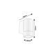 Rabalux Spoljna zidna rasveta Phoenix GU10 1X MAX 10W antracit siva (8118) - 8118-1