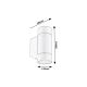 Rabalux Spoljna zidna rasveta Phoenix GU10 2X MAX 10W antracit siva (8119) - 8119-1