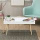 HANAH HOME Klub sto Cross, bela/krem - 811MDD2806