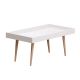HANAH HOME Klub sto Cross, bela/krem - 811MDD2806