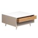 HANAH HOME Klub sto Silla, bela/krem - 811MDD2809
