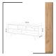 HANAH HOME TV komoda Glasgow, bela/krem - 811MDD3001
