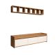 HANAH HOME TV komoda Lici, bela/krem - 811MDD3004