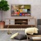 HANAH HOME TV komoda Seva, krem/siva - 811MDD3009