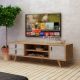 HANAH HOME TV komoda Seva, krem/siva - 811MDD3009
