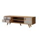 HANAH HOME TV komoda Seva, krem/siva - 811MDD3009
