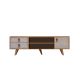 HANAH HOME TV komoda Seva, krem/siva - 811MDD3009