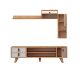 HANAH HOME TV komoda Eleva, bela/krem - 811MDD3010