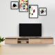 HANAH HOME TV komoda Rust, krem - 811MDD3020
