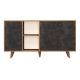 HANAH HOME Komoda Planky, braon/siva - 811MDD3413