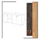 HANAH HOME Komoda Planky, braon/siva - 811MDD3413