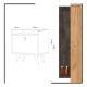 HANAH HOME Noćni ormarić Juuna - 811MDD3416
