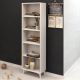 HANAH HOME Polica za knjige Potena, bela - 811MDD3602
