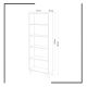HANAH HOME Polica za knjige Potena, bela - 811MDD3602