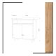 HANAH HOME Cipelarnik Springa, bela/krem - 811MDD4102