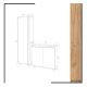 HANAH HOME Cipelarnik Omninde, bela/krem - 811MDD4104