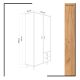 HANAH HOME Ormar Musso, bela/krem - 811MDD4904