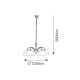 Rabalux Luster Regina E14 5x MAX 40W bronzana (8175) - 8175