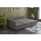 ATELIER DEL SOFA Ugaona garnitura sa tabureom Fly Sofa bed, leva, braon - 825BLC1001