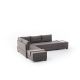 ATELIER DEL SOFA Ugaona garnitura sa tabureom Fly Sofa bed, leva, braon - 825BLC1001