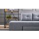 ATELIER DEL SOFA Ugaona garnitura Manama, desna, siva - 825BLC1181
