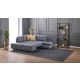 ATELIER DEL SOFA Ugaona garnitura Manama, leva, siva - 825BLC1182