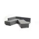 ATELIER DEL SOFA Ugaona garnitura Manama, leva, siva - 825BLC1182