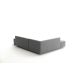 ATELIER DEL SOFA Ugaona garnitura Manama, leva, siva - 825BLC1182