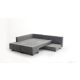 ATELIER DEL SOFA Ugaona garnitura Manama, leva, siva - 825BLC1182
