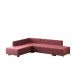 ATELIER DEL SOFA Ugaona garnitura Manama, leva, bordo - 825BLC1186