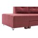 ATELIER DEL SOFA Ugaona garnitura Manama, leva, bordo - 825BLC1186