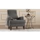 ATELIER DEL SOFA Fotelja Kana Bergere, tamnosiva - 825BLC1365