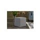 ATELIER DEL SOFA Tabure Kare Puf, siva - EP2801983