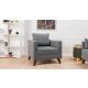 ATELIER DEL SOFA Fotelja Bella Armchair, siva - 825BLC1497