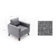 ATELIER DEL SOFA Fotelja Bella Armchair, siva - 825BLC1497
