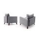 ATELIER DEL SOFA Fotelja Bella Armchair, siva - 825BLC1497