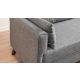 ATELIER DEL SOFA Trosed Bella Sofa bed, siva - 825BLC1501