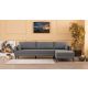 ATELIER DEL SOFA Ugaona garnitura Bella, desna, siva - 825BLC1502