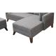 ATELIER DEL SOFA Ugaona garnitura Bella, desna, siva - 825BLC1504