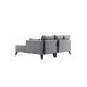 ATELIER DEL SOFA Ugaona garnitura Bella, desna, siva - 825BLC1504