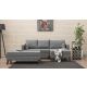 ATELIER DEL SOFA Ugaona garnitura Bella, desna, siva - 825BLC1504