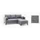 ATELIER DEL SOFA Ugaona garnitura Bella, desna, siva - 825BLC1504