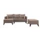ATELIER DEL SOFA Ugaona garnitura Bella, leva, krem - 825BLC1510