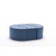 ATELIER DEL SOFA Sklopivi tabure Alya Puf, plava - EP2802179