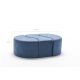 ATELIER DEL SOFA Sklopivi tabure Alya Puf, plava - EP2802179