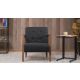 ATELIER DEL SOFA Fotelja Kemer, tamnosiva - 825BLC2318